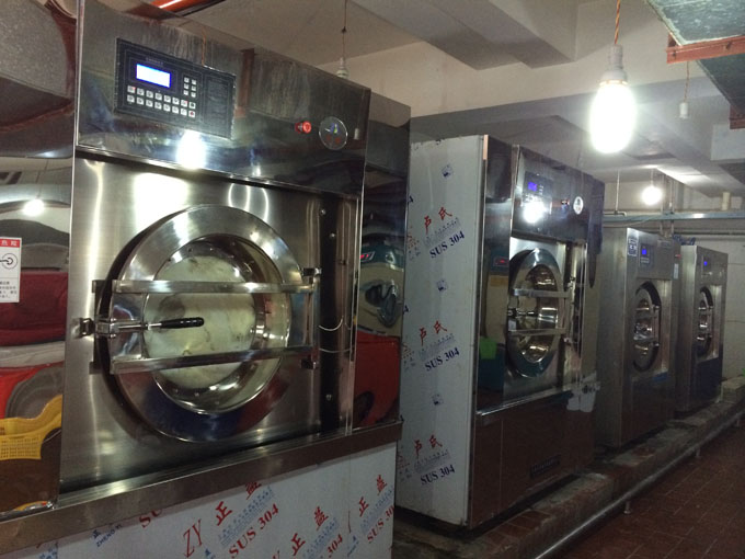 生产现场-水洗设备